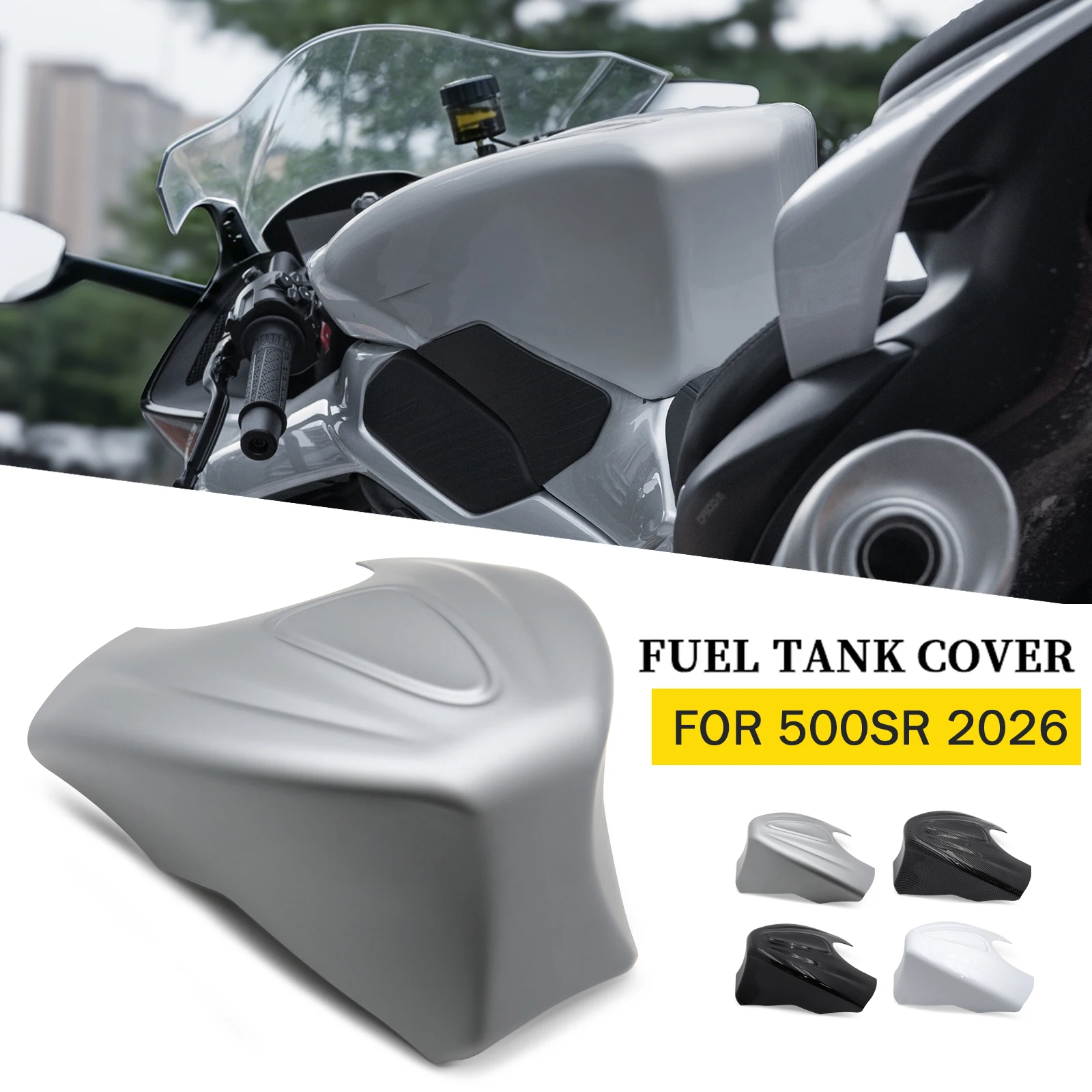 Racing High Oil Fuel Gas Tank Cover Guard Protection For CFMOTO 500SR 2026 500 SR CF500 SR 2026 Tank Extender Gas Fuel Tank Fair