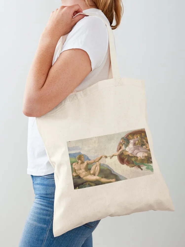 

The Creation of Edam and Stede Tote Bag tote bag woman Canvas shoulder bag foldable reusable tote women
