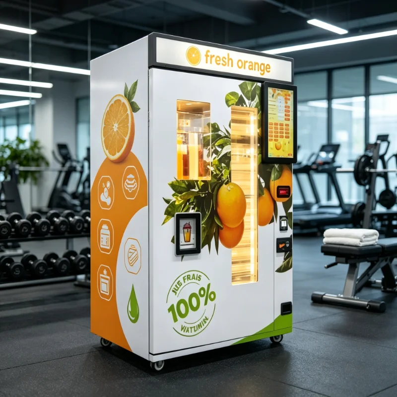 Fresh Orange Juice Vending Machine Professional After‑sales Supported Custom OEM Automatic Self Service Making Vending Machine