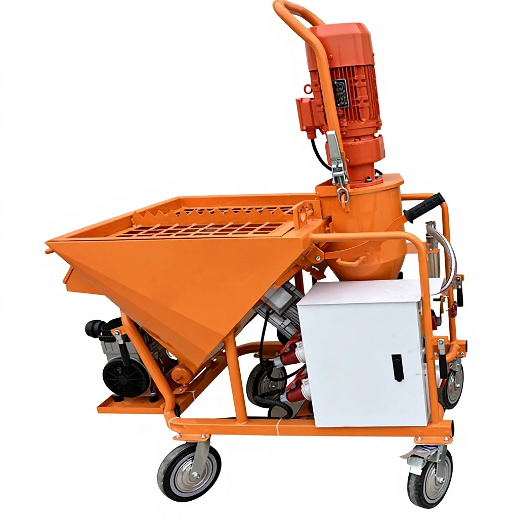 Electric putty waterproof coating highpressure spraying machine grouting coating gypsum real stone paint cement mortar spray