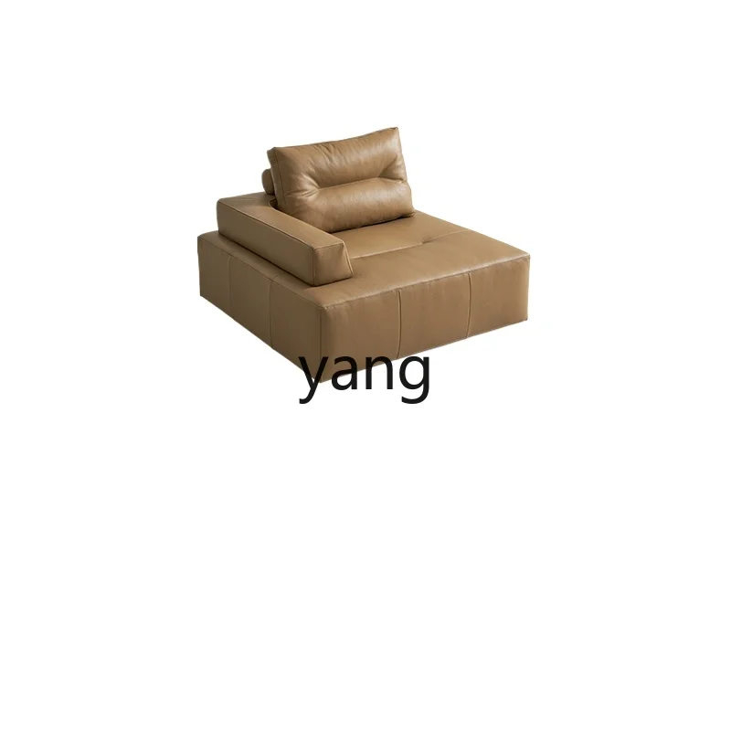 

YJQ cubic leather sofa tofu block living room free module combination first layer cowhide modern simplicity