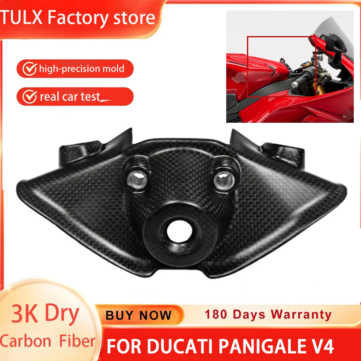 

3K Carbon Fiber Key Ignition Cover Protection Switch Covers For DUCATI Panigale V4 2025 Motorcycle Accessories Tail fairing