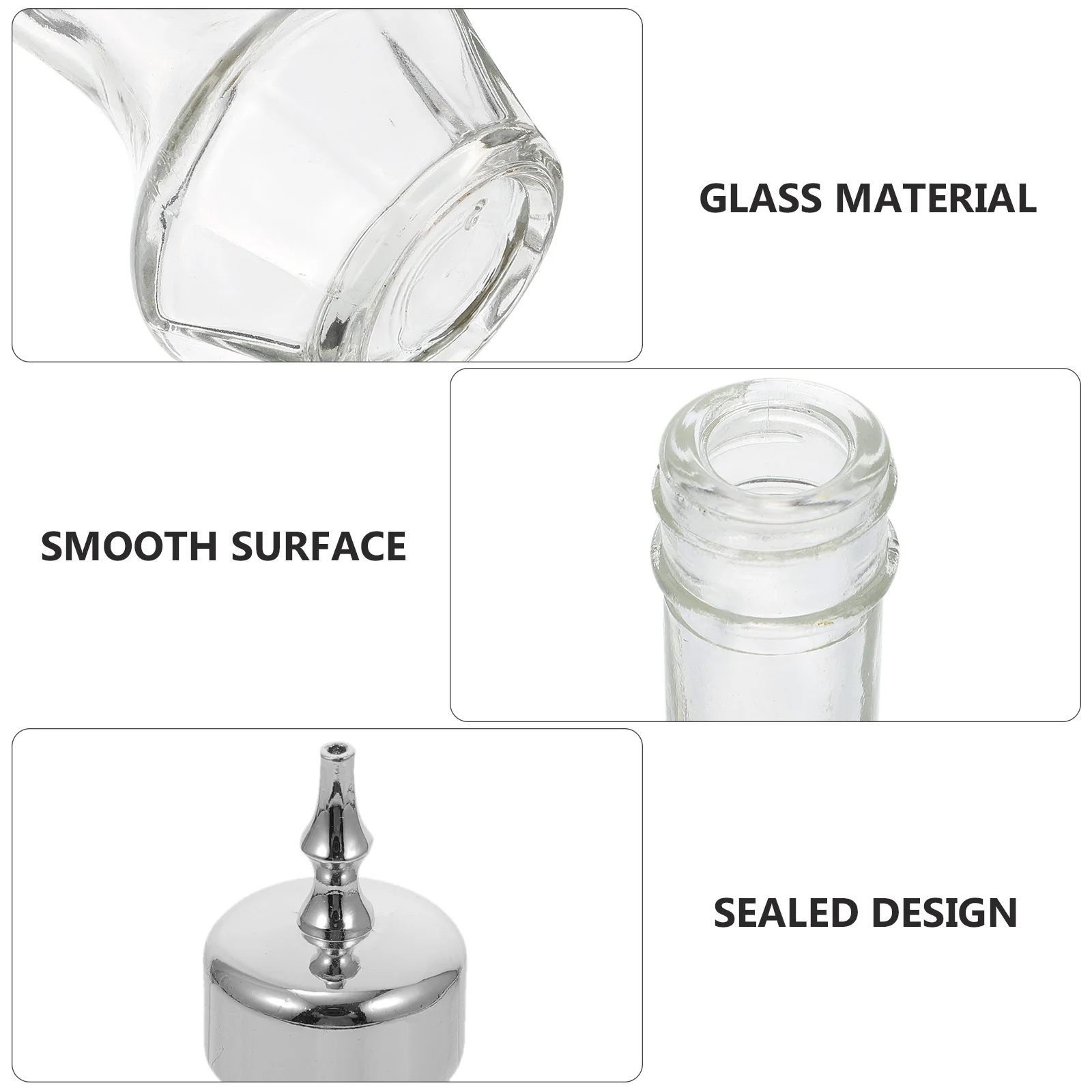 

1Pcs Cocktail Bartending Bottle Sturdy Glass Shaker Easy Grip Leakproof Lid Perfect for Home Bar Cocktail Shaker