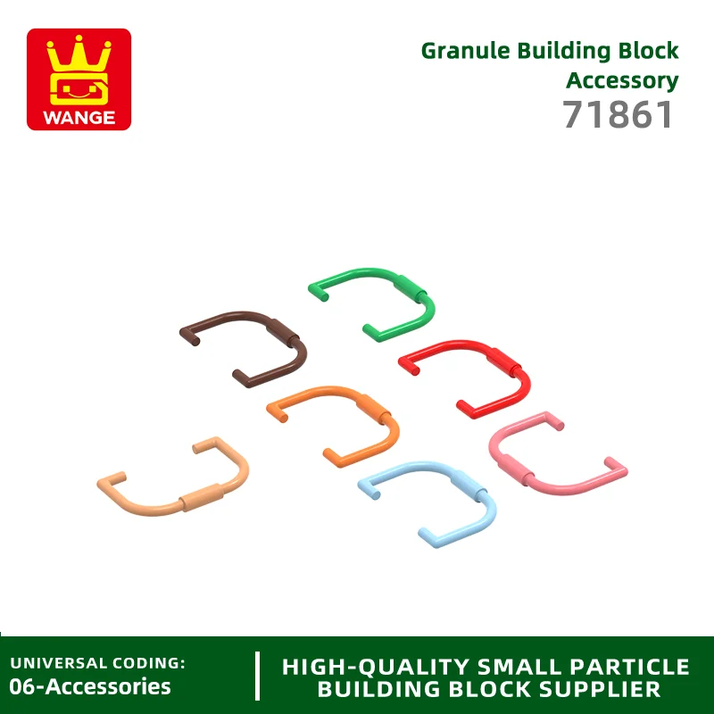 

20Pcs/lot 71861 Bucket 2 x 2 Handle Building Blocks Moc Color Accessories Compatible with Brick DIY Spare Parts Toy Gift