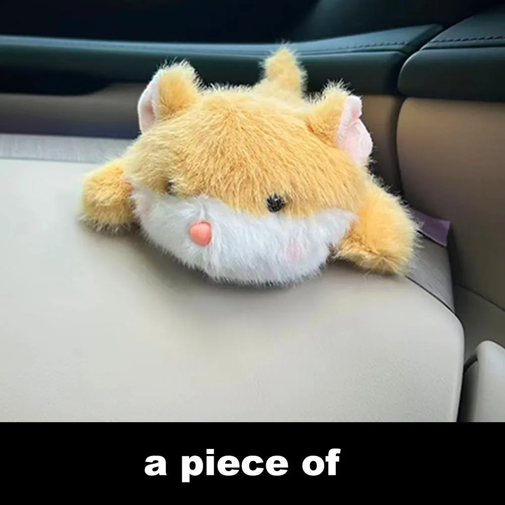 Cute Magnetic Plush Toy Ornament For Xiaomi YU7 2025 2026 Multi-position Adsorbable Car Interior Decorations