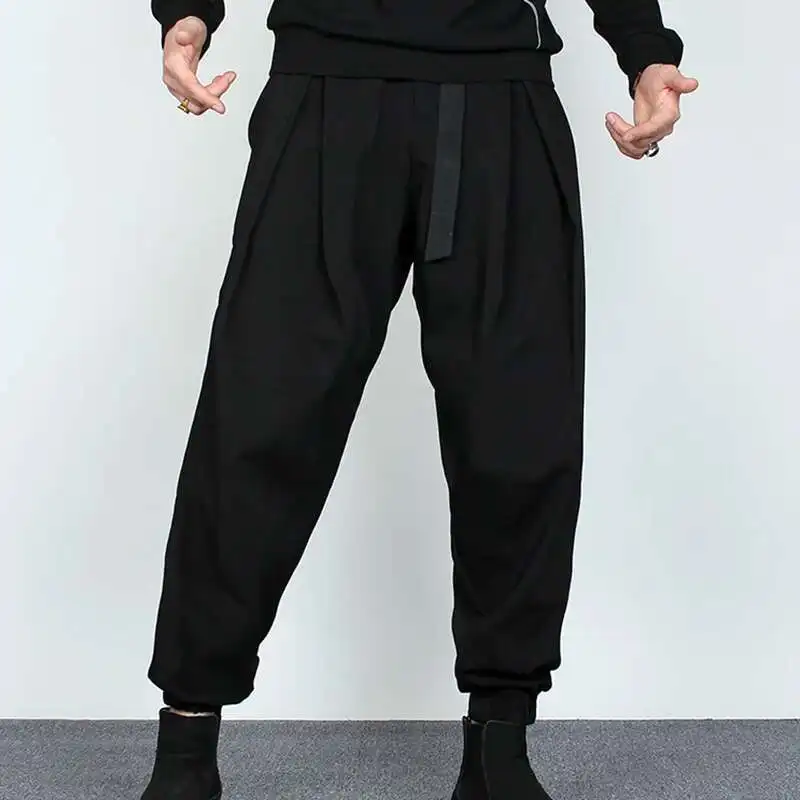 Large-Size Fashion Department Loose-Fitting Trend Japanese Vertical Feeg Brand Dark Bloomers Male Hairdresser Bound Feet Haru