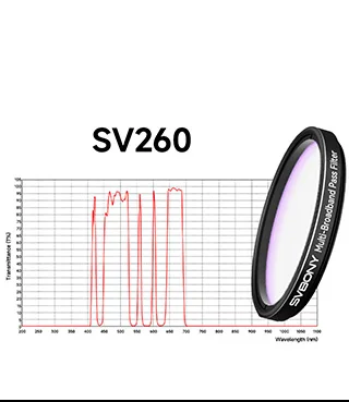 Svbony SV226 Filterschublade 2-Zoll-Mehrbandpass-Sternfeldfilter mit Anti-Licht-Leck-Design für Galaxienfotografie SV260 – Detail 10