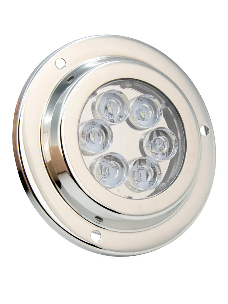 

Boat LED Underwater Light Blue Surface Mount 6*2W DC Stainless Steel IP68