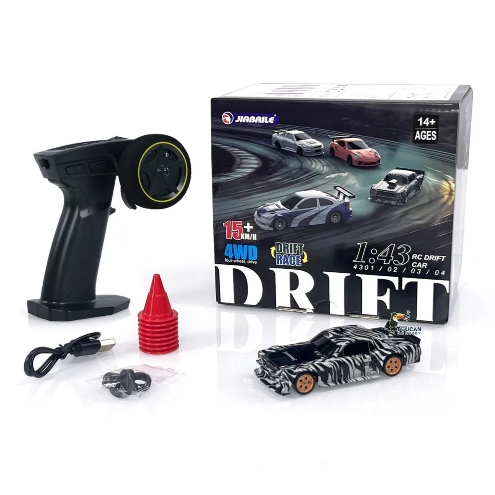 Regalos juguetes al aire libre 1/43 Gyro RC Mini coches de carreras 2,4g Radio Control Drift Car 4WD modelo de vehículo de Motor de alta velocidad para niños TH23884
