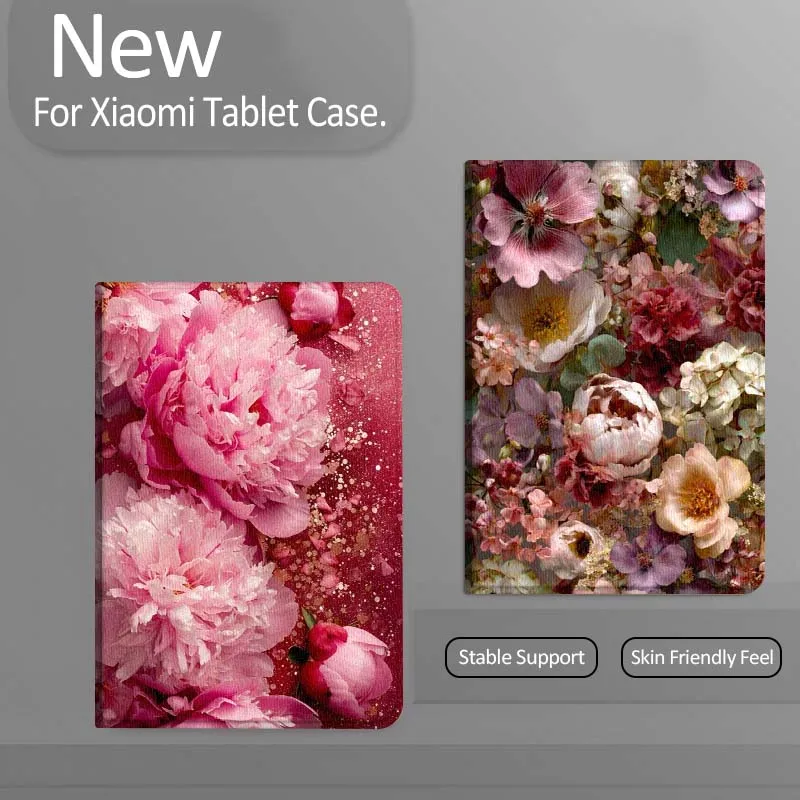 

Colorful Flower Arrangement Tablet Case For Xiaomi Redmi Mini Pad SE K 2 4 5 6 7 8 2023 2025 11 8.8 11.2 10.1 Pro Gift