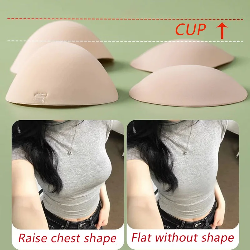 Breast Augmentation Bra 5cm Thick Adhesive Padded Bra Reusable Invisible Breast Stickers for Small Breasts