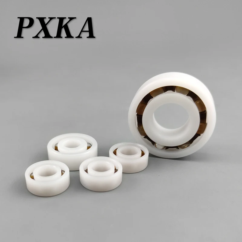 4PCS POM plastic full ball bearing 675 676 677 678 acid and alkali resistance wear resistance non-magnetic waterproof high tempe