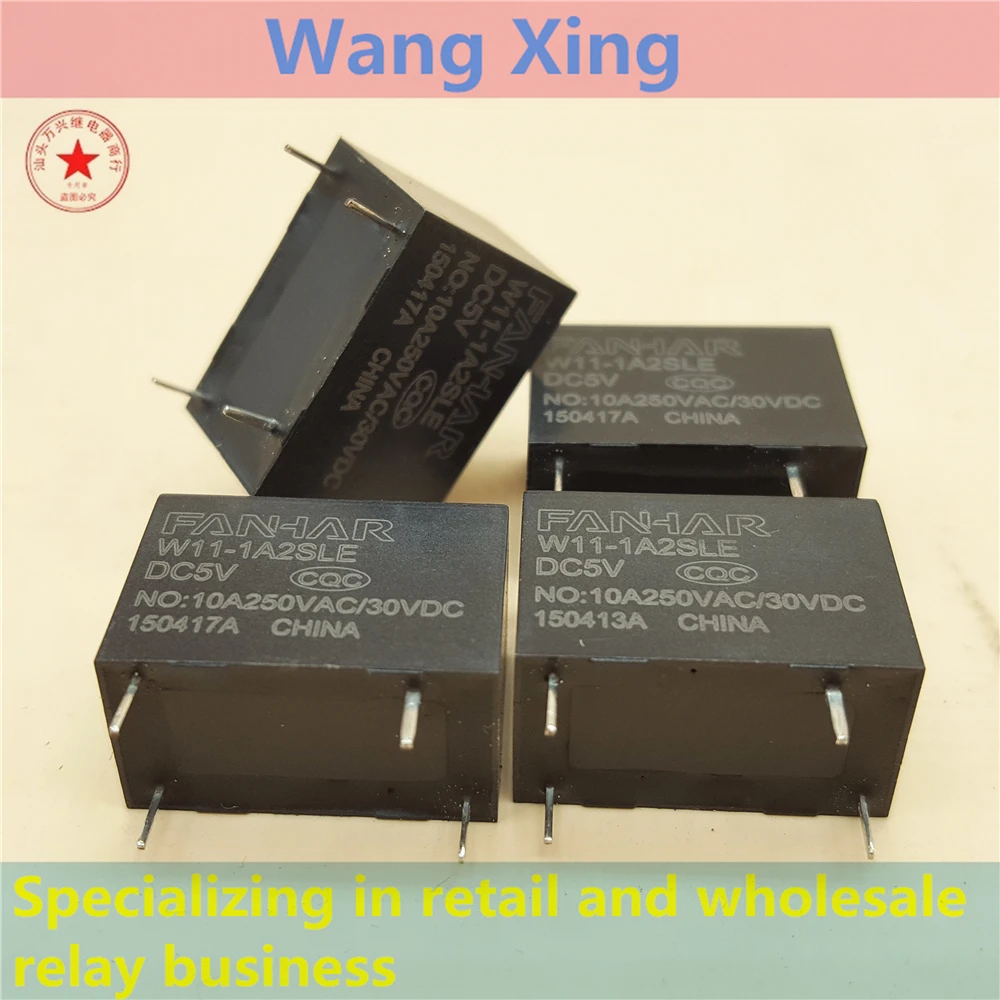 

W11-1A2SLE DC5V W11-1A3SL DC12V Electromagnetic Power Relay
