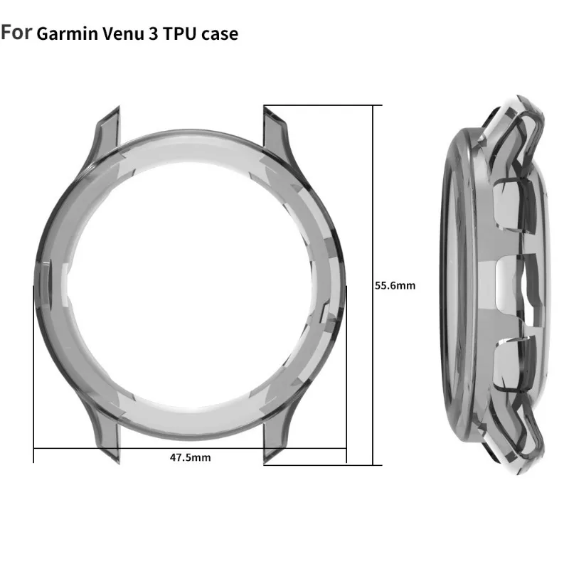 Funda protectora de TPU para Garmin Venu 3 3S, correa de reloj, silicona suave, parachoques Venu3, carcasa protectora, envío directo, accesorios al por mayor