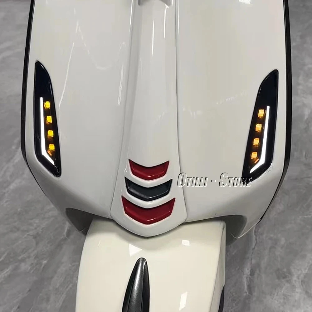 

Motorcycle Accessories LED Front Rear Turn Signal Indicator Daytime Running Light For Vespa Sprint Primavera 125 150