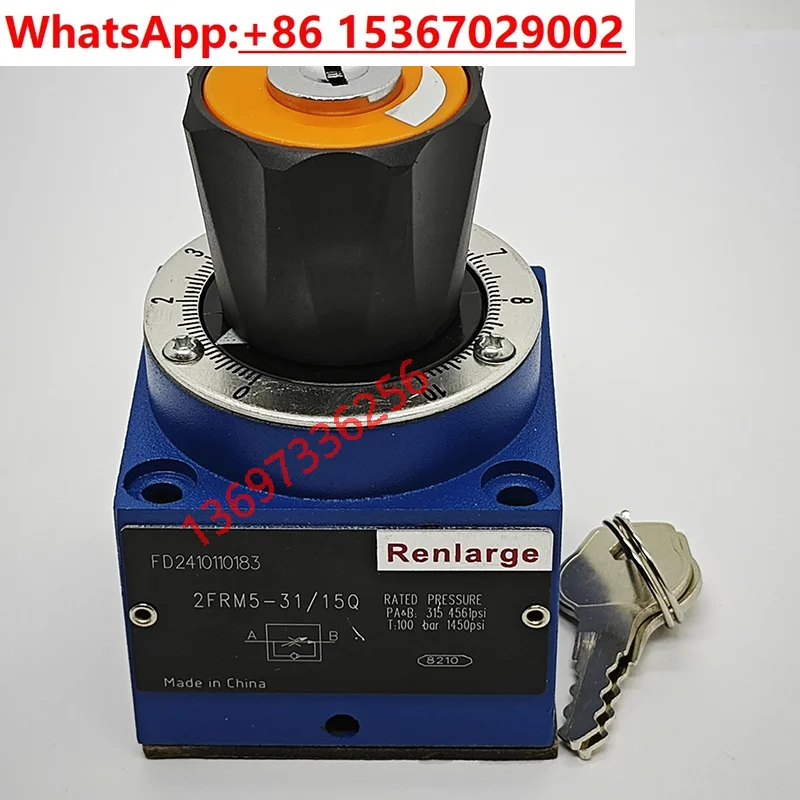 

Renlarge flow control valve 2FRM5-31B/15Q 10 6 3QB 1.2 0.6Z4S5