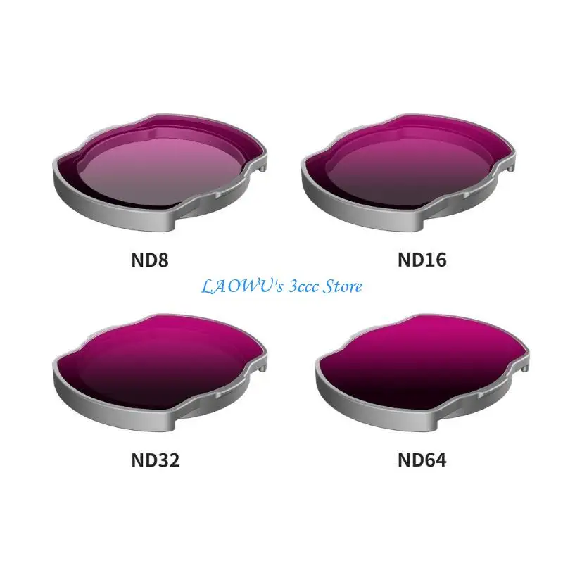 Y8AD Camera Lens Filter Set ND16 ND64 ND8 ND32 UV Waterproof Scratch-resist for AVATA