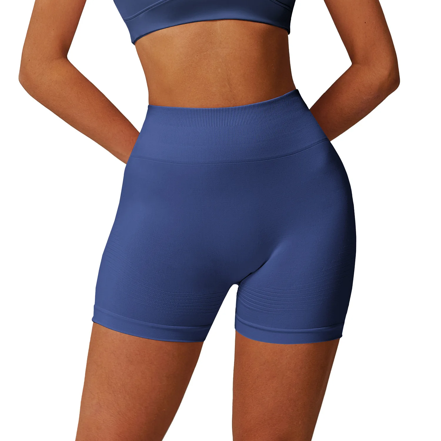 

Maxdutti Tight Fit High Waisted Yoga Shorts Peach Hip Women's Hip Lifting Fitness Shorts Outdoor Running Shorts