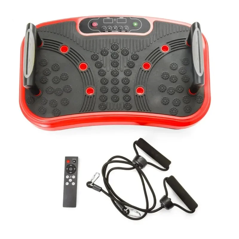 Vibrating Fat Shake,Whole Body Shape Exercise Vibration Plate Plate Vibration Fitness Massage Workout Machine Crazy Fit Massage