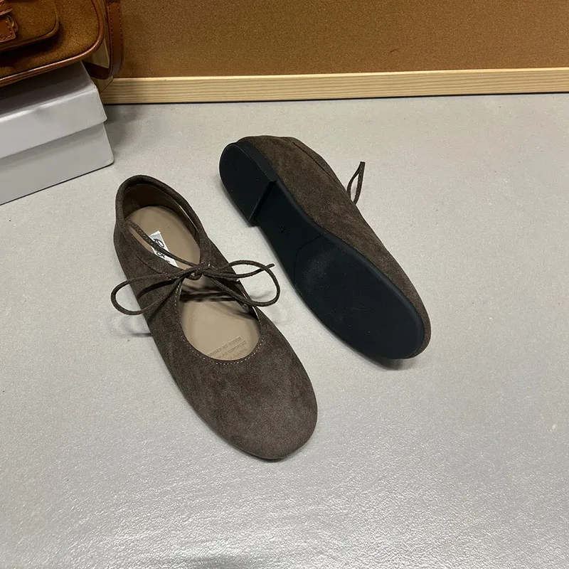 Modische Schmetterlingsknoten-Damenschuhe, flache Schuhe für Damen, lässige, weiche Schuhe mit runder Zehenpartie, Slip-On-Schuhe für Damen. – Detail 14