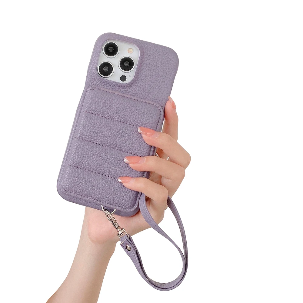 

Wtist Strap Wallet Case for Samsung Galaxy S25 S24 S23 Ultra S22 S21 S20 Plus Leather Lanyard 4 Cards Shockproof Phone Cover