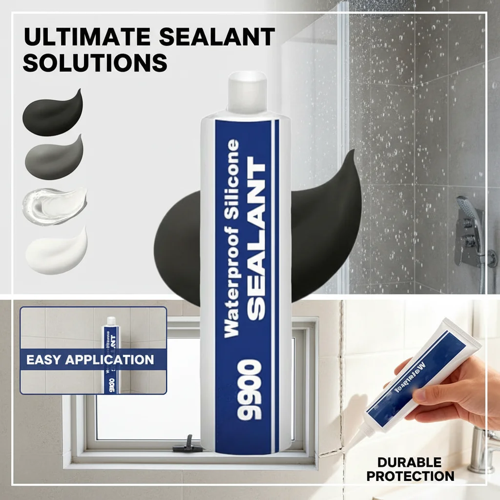 300ml All-Purpose 9900 Sealant Structural Waterproof Adhesive Weatherproof Quick Drying for Wall Stone Doors