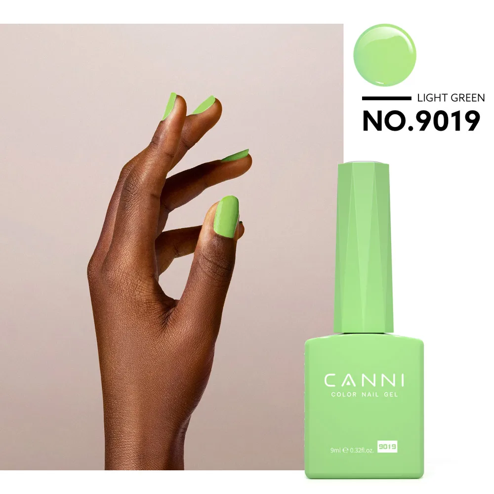 CANNI Schwarzer UV-Gel Nagellack # 9018 9ml Soak-Off LED Nagellack Langanhaltend Hochpigmentiert Hervorragende Deckkraft Nagellack EU-Formel – Detail 17
