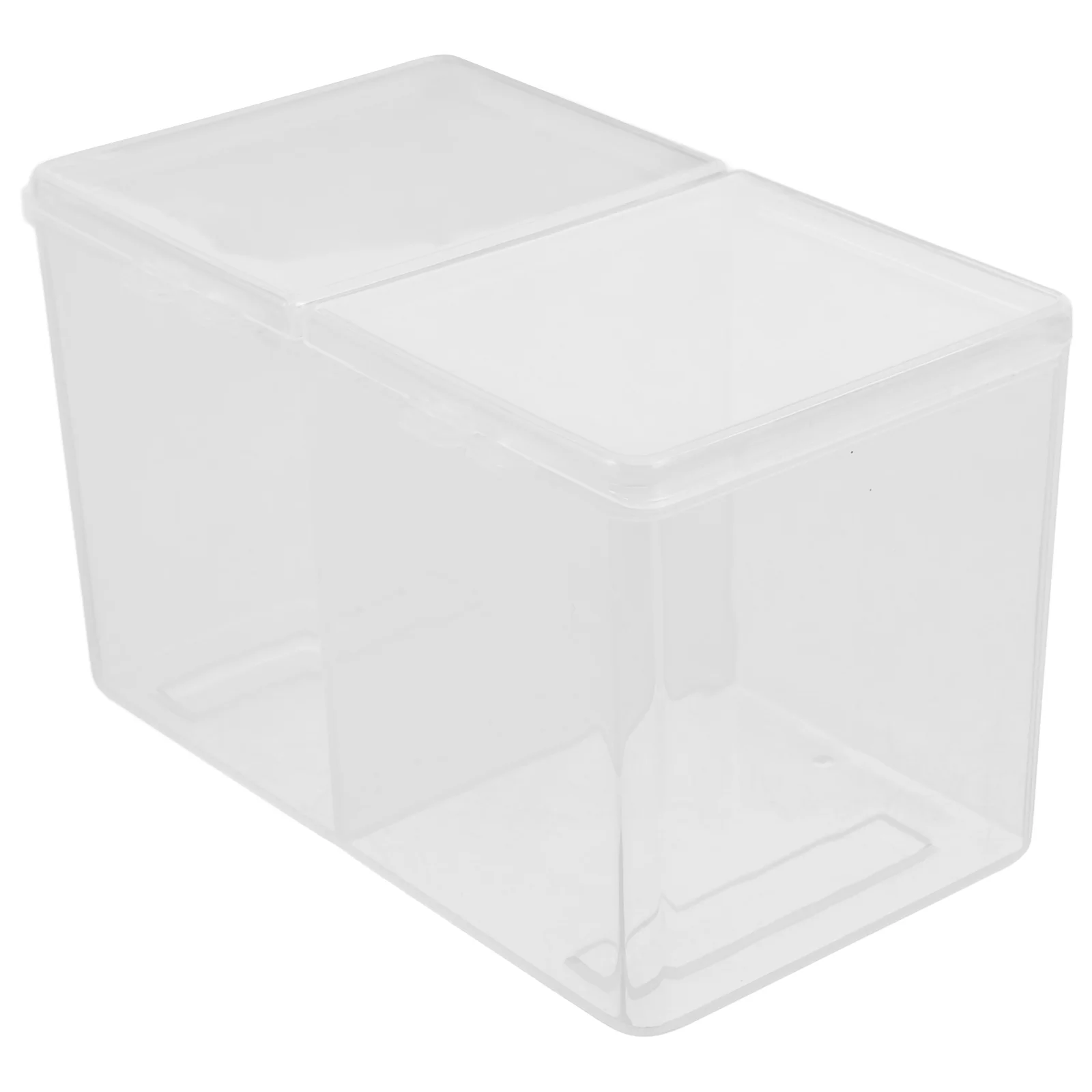 

2 Pcs Cotton Pads Storage Container Table Rack Swab Cosmetics Shelf Miss