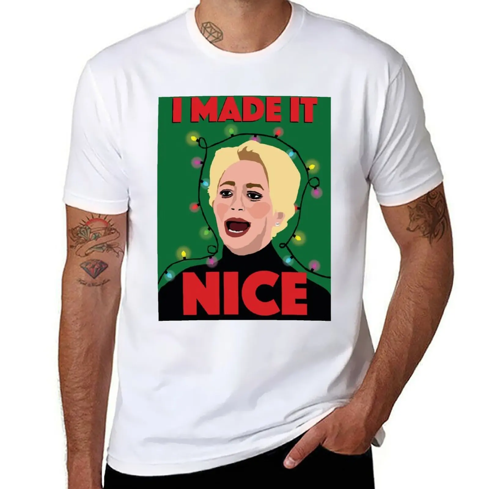 

DORINDA MEDLEY|I Made It Nice|RHONY (Real Housewives of New York )|Christmas T-Shirt t shirt man designer T-Shirt