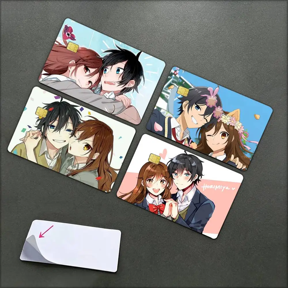 Horimiya Hori-san to Miyamura-kun   Waterproof Film Skin Cover Credit Card Stickers Debit Front Bank Bus Pass
