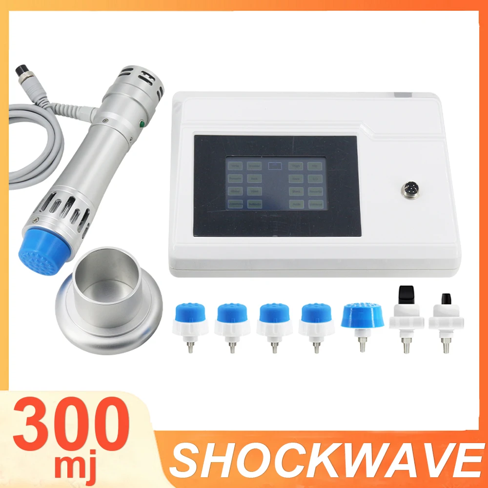 Shockwave Therapy Machine ED Treatment Professional Body Relaxation Massage 300MJ Shock Wave Equipment Tennis Elbow Pain Relief