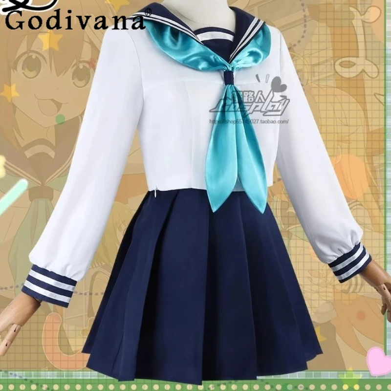 

Spring Autumn White Long Sleeve Loose Age Reduction Navy Collar Shirt Sweet Girls High Waist College Pleated Skirt Cos JK Sets