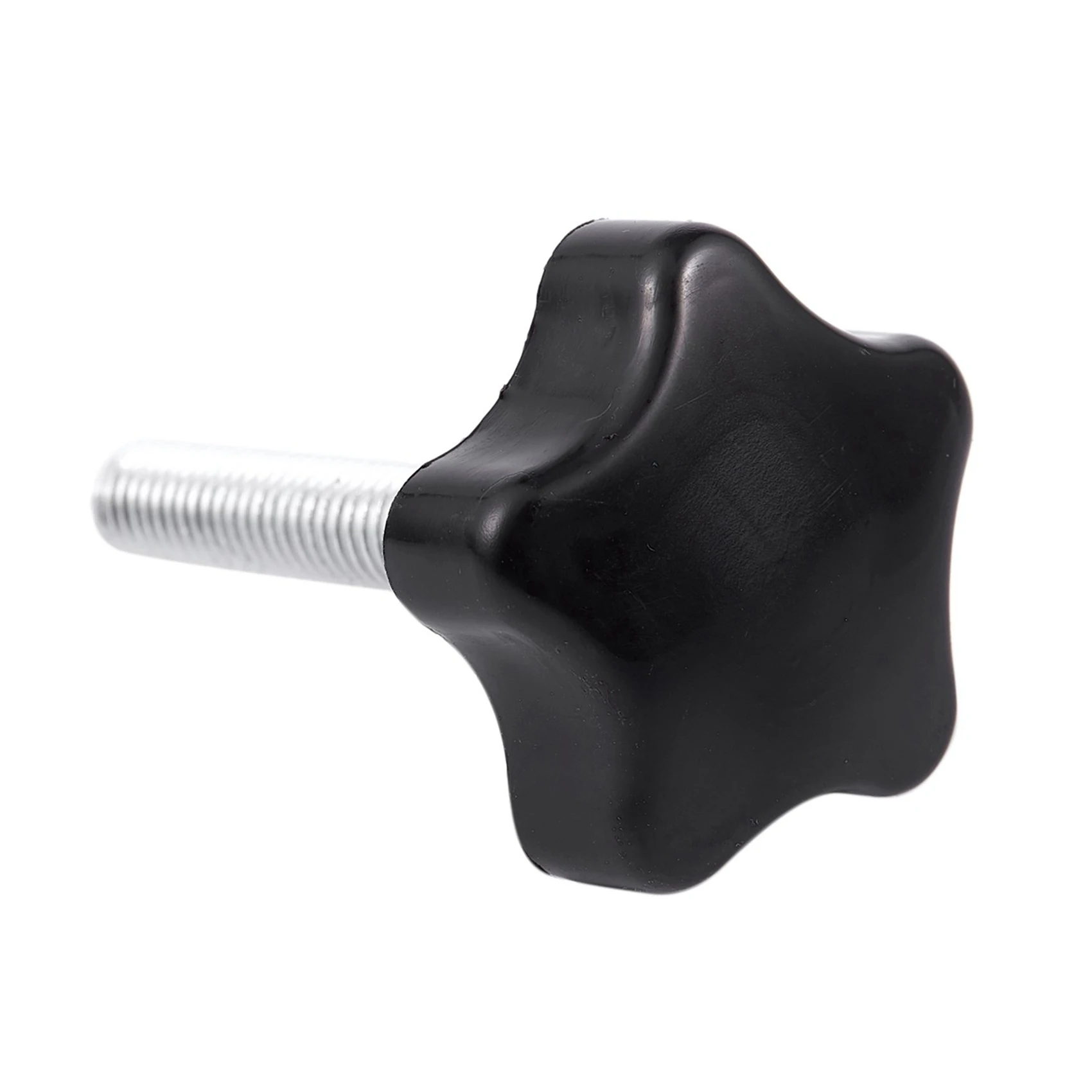 

A96I-6Pcs M8 X 40Mm Screws Star Head Wing Screw Clamp Knob Handle Black