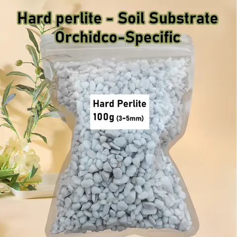난초 특이 경질 펄라이트 펠렛, 토양 기질 기질, 3 ~ 5mm, 100g (0.5L)