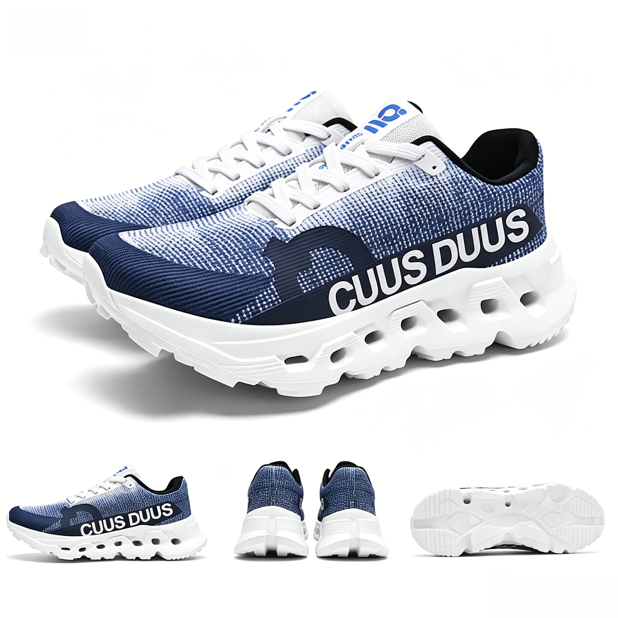 Summer Men's Casual Sports Shoes Comfortable Marathon Track and Field Men's Running Sports Shoes Light Outdoor Hiking Shoes 45 - view 2