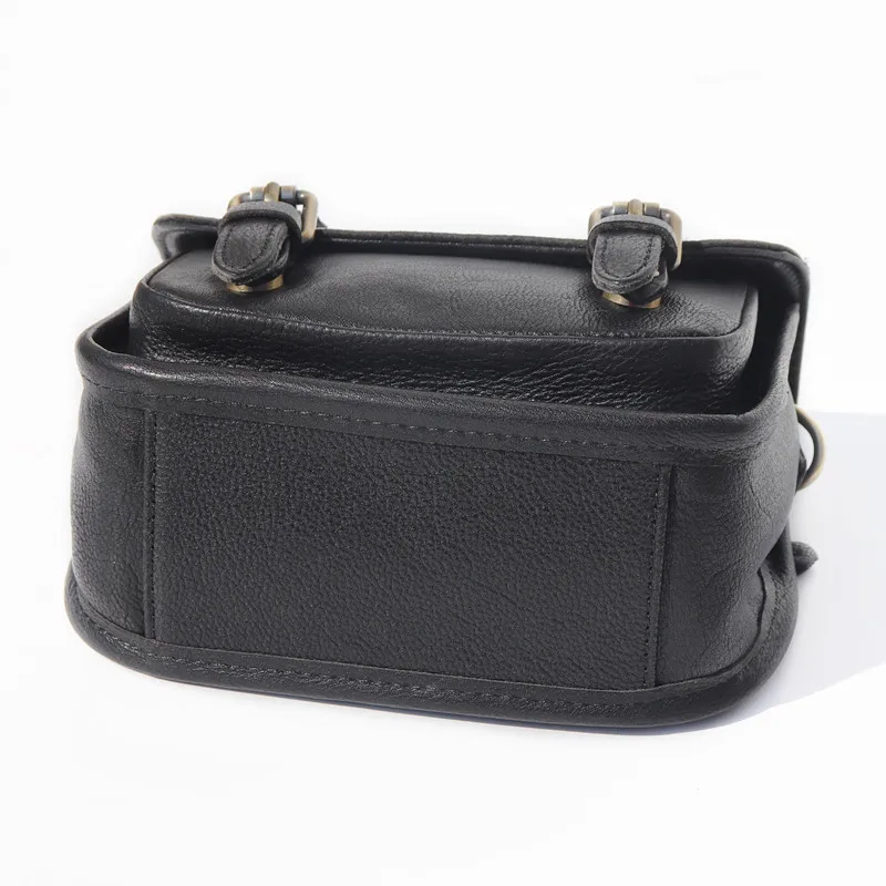 Natural Leather Handbags For Women 100% Genuine Leather Shoulder Crossbody Bag Female Vintage Soild Color Small Messenger Purse