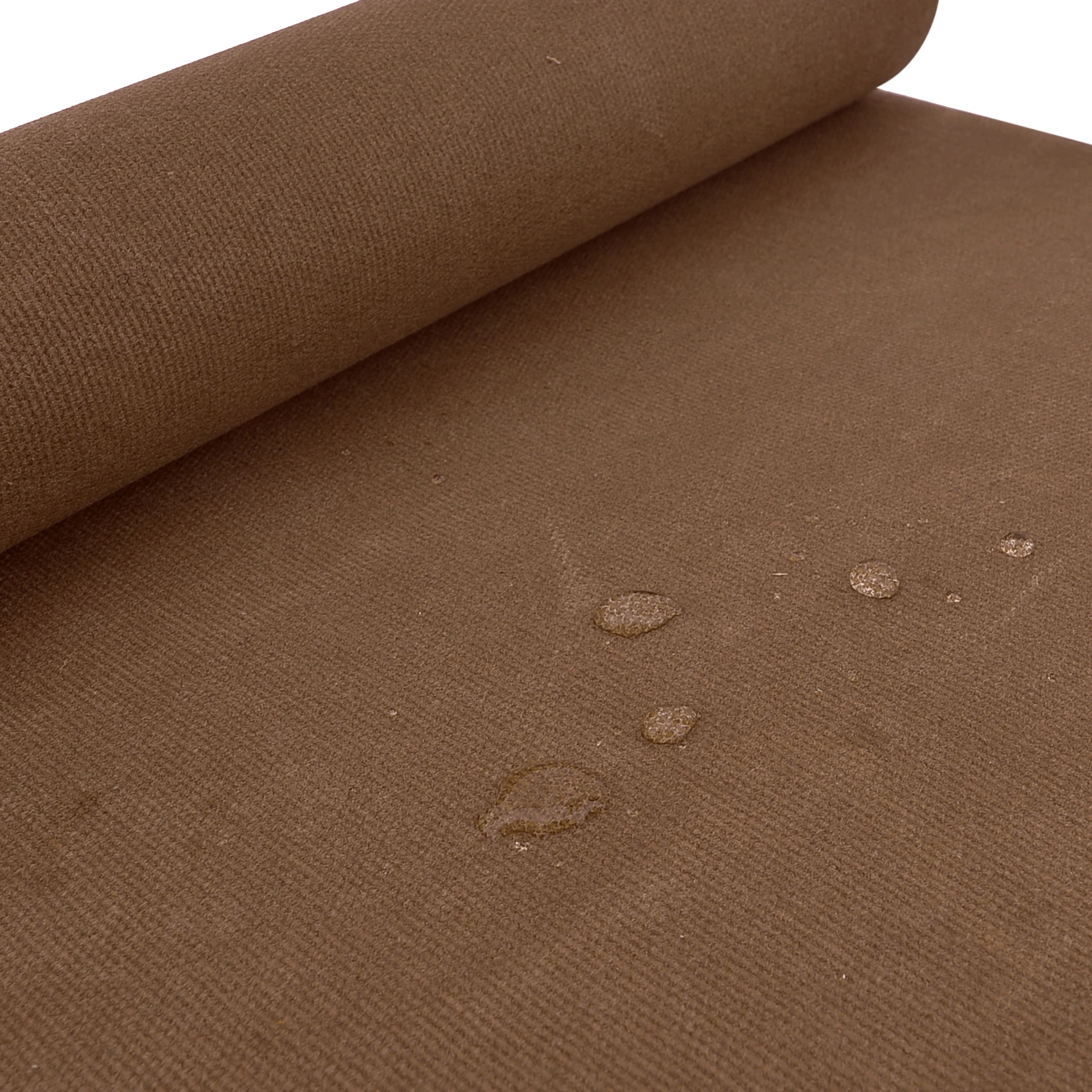 High Quality 16 Ounce Waxed Canvas Waterproof Tan Fabric By the Yard Dark Kahki 100% Cotton Square DIY Crafted