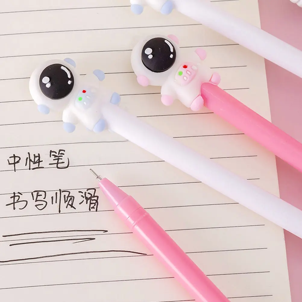 20Pcs Spaceman Gel Pens Non-Stick Smooth Ink Writing Pens for Students Office Professionals Diary Journal
