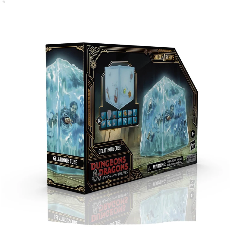 

Hasbro Dragons and Dungeons 6 "action Figure Gel Cube Gelatinous Cube Monster Desktop Case Presents A Boy's Birthday Gift