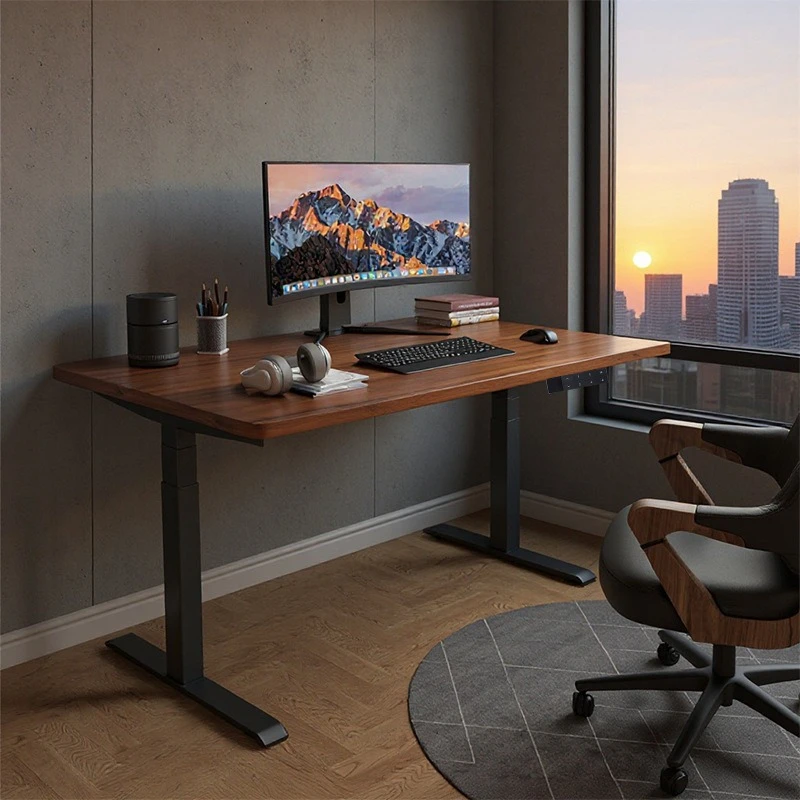 New minimalist and light luxury electric lifting desk