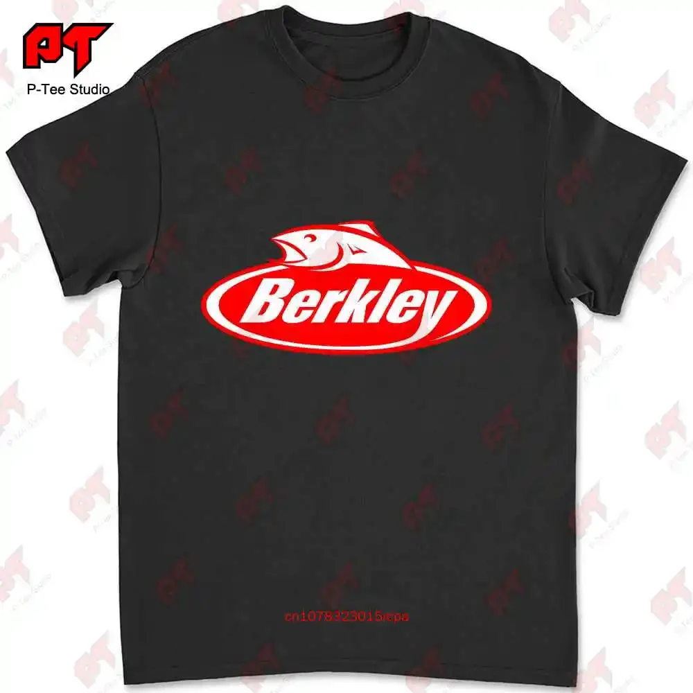 Berkley Logo Pro Fishing Men'S Black T Shirt Size S 5Xl HTDH