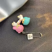 Sanrio Little Twin Star Kawaii Cartoon Zipper Accessories Bag Pendant Decoration Mobile Phone Chain Creative Couple Keychain - AliExpress 26