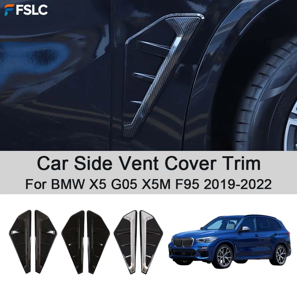 

Car Decoration Car Side Vent Cover Trim For BMW X5 G05 X5M F95 2019-2022 Cars Exterior Accessories Modify A Car