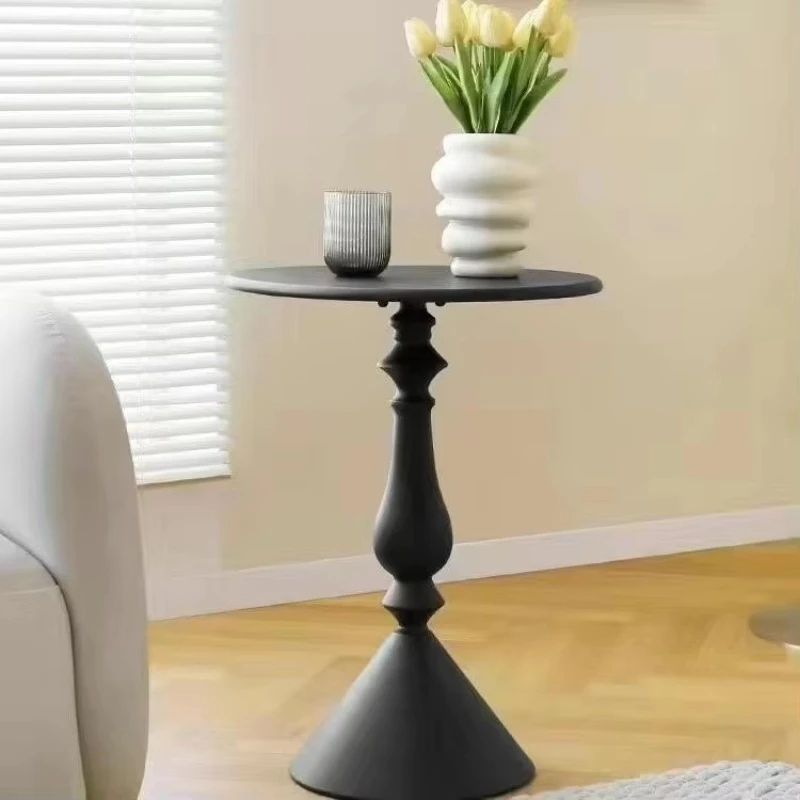 Modern coffee table light luxury simple carved small living room furniture