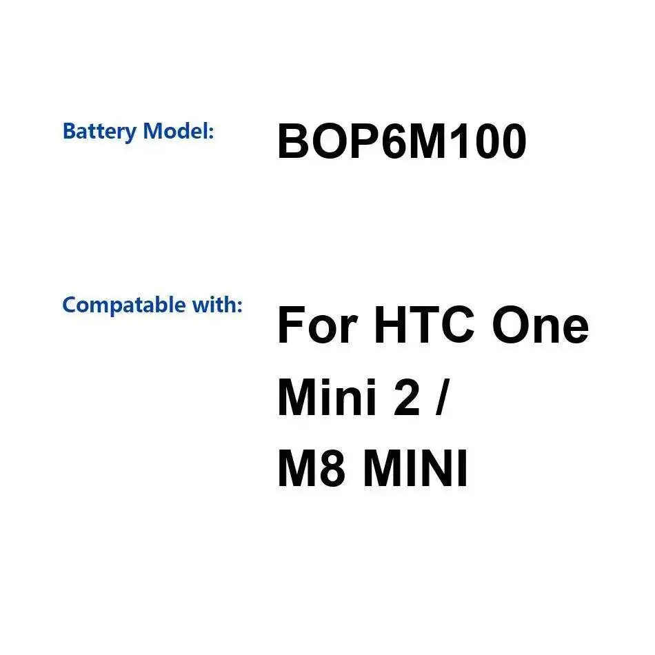 

BOP6M100 2100 мАч Премиум-замена хорошая низкотемпературная батарея для мобильного телефона для HTC One Mini 2 M8