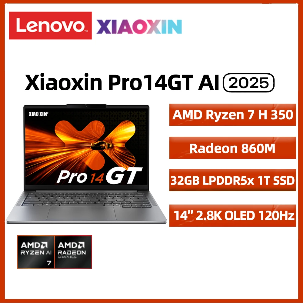 Lenovo Laptop 2025 Xiaoxin Pro 14 AMD Ryzen Al 9 H 365/7 H 350