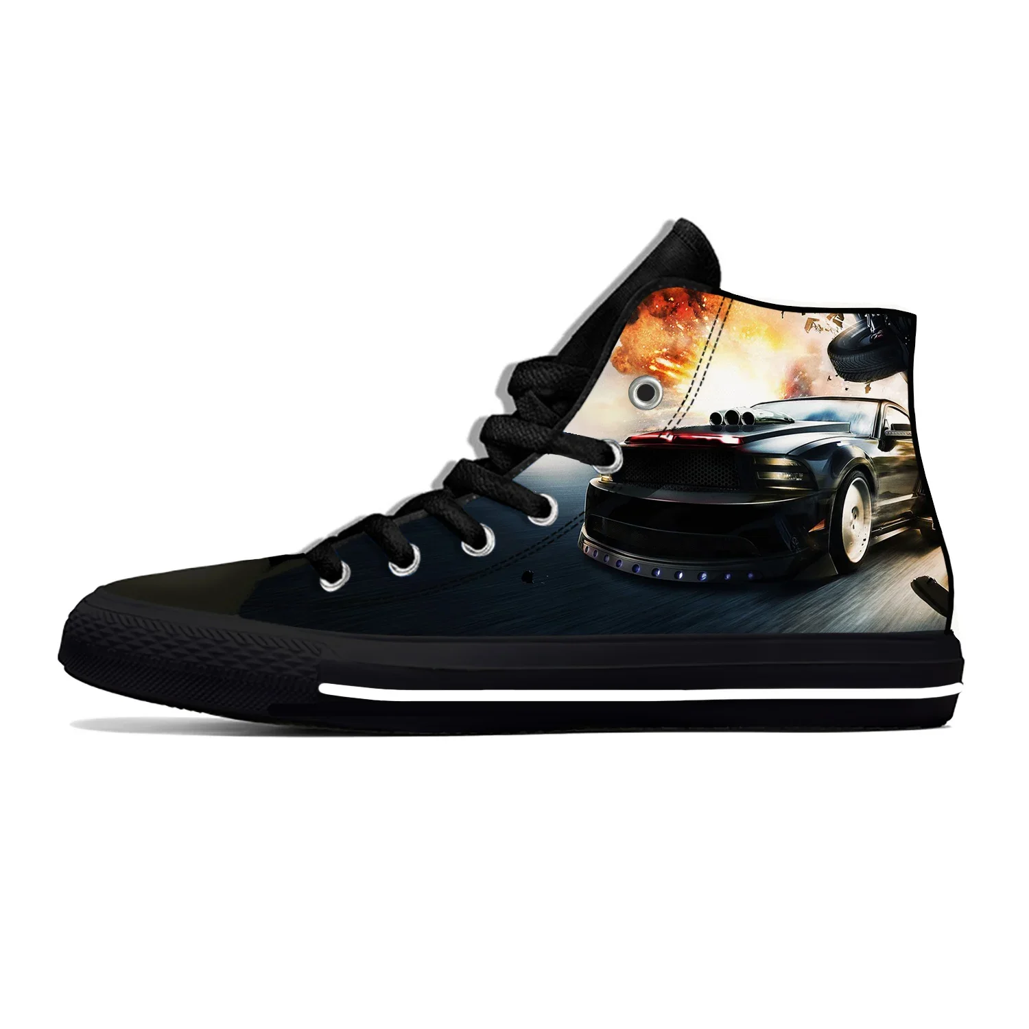 Hot Knight Rider Kitt Ghostbustears Funny High Top Lightweight Casual Shoes Men Women Sneakers Breathable Summer Board Shoes