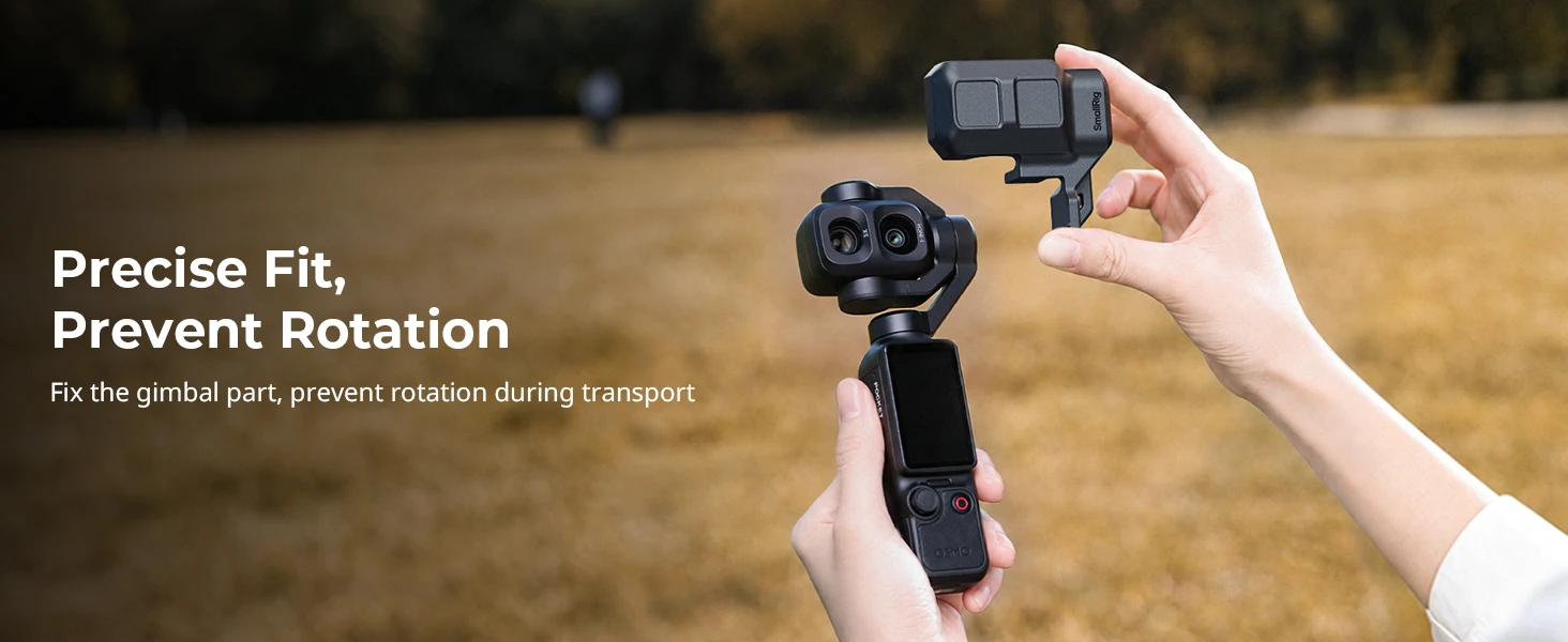 SmallRig Gimbal-Positionierungsklemme für DJI Osmo Pocket 4P mit Bildschirmschutz -6583 – Detail 2