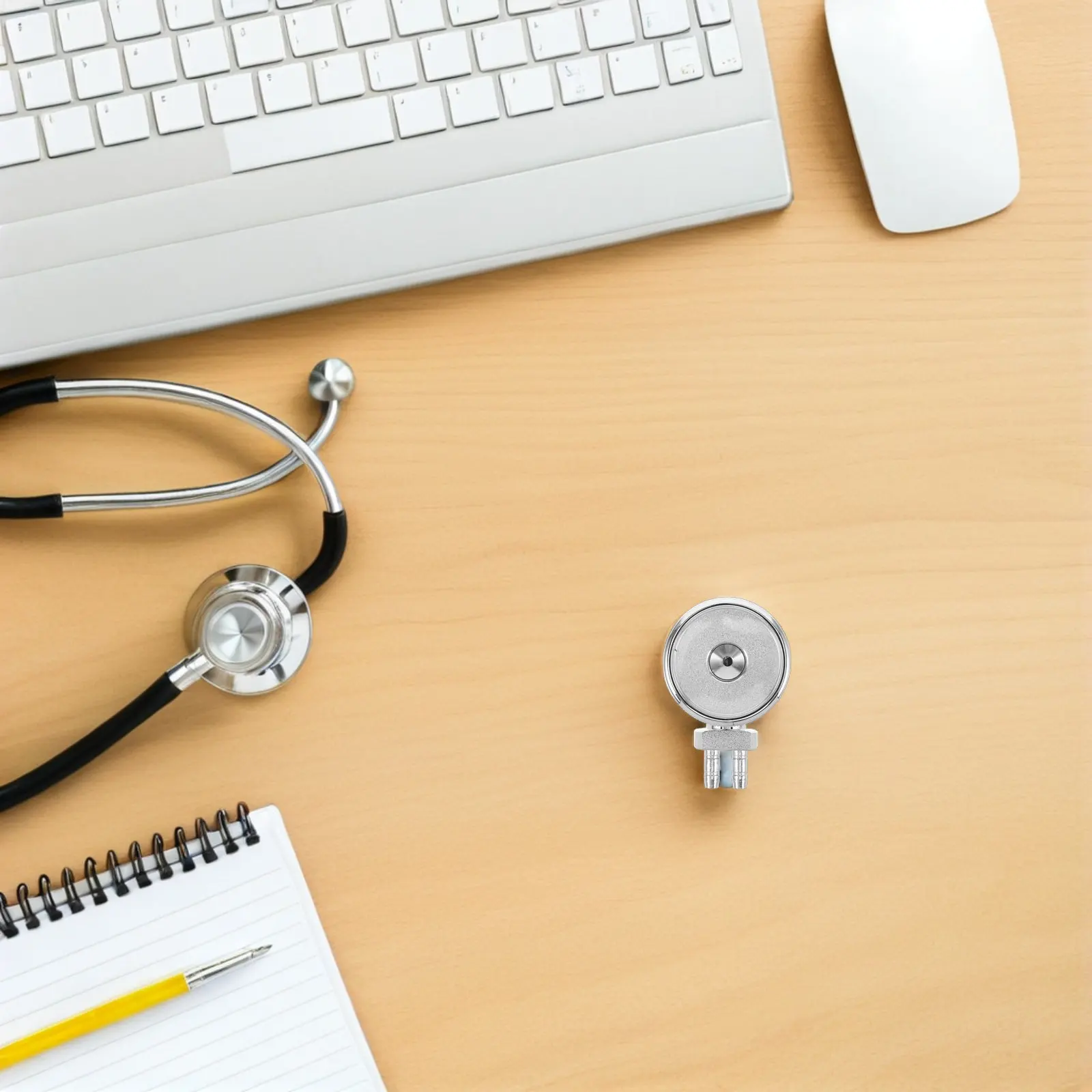 

Сменная головка для стетоскопа из нержавеющей стали, диагностический инструмент, комплект диафрагм для ремонта и обслуживания медицинского оборудования