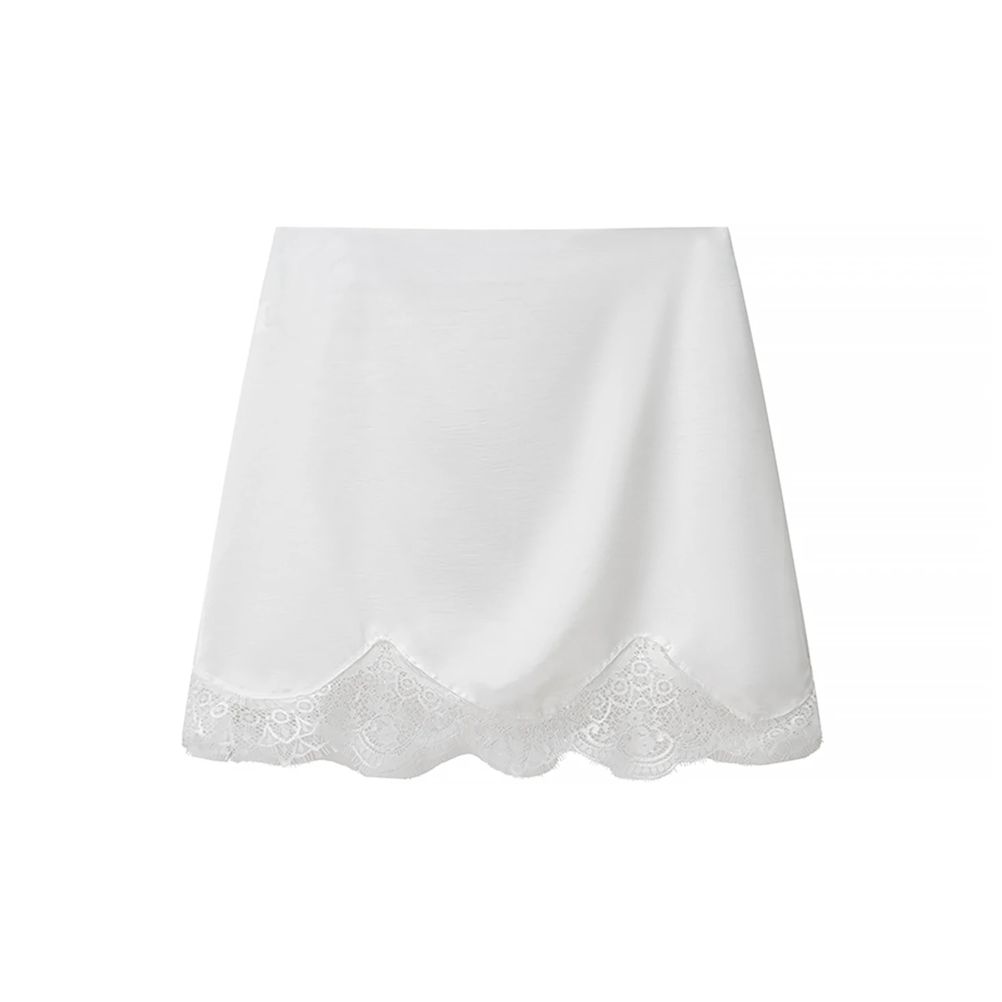 甘くてセクシーなオルトスカート、ボディコン、ミッドウエスト、レースディテール、スタンドフィット、デイリーウェアに最適、2025年秋新作、レディースファッション、Zブランド